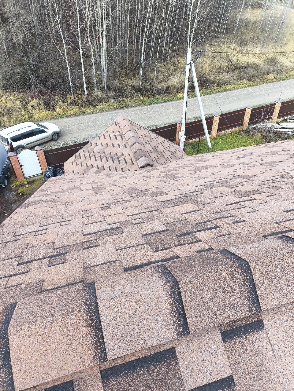 Готовый объект кровельных работ