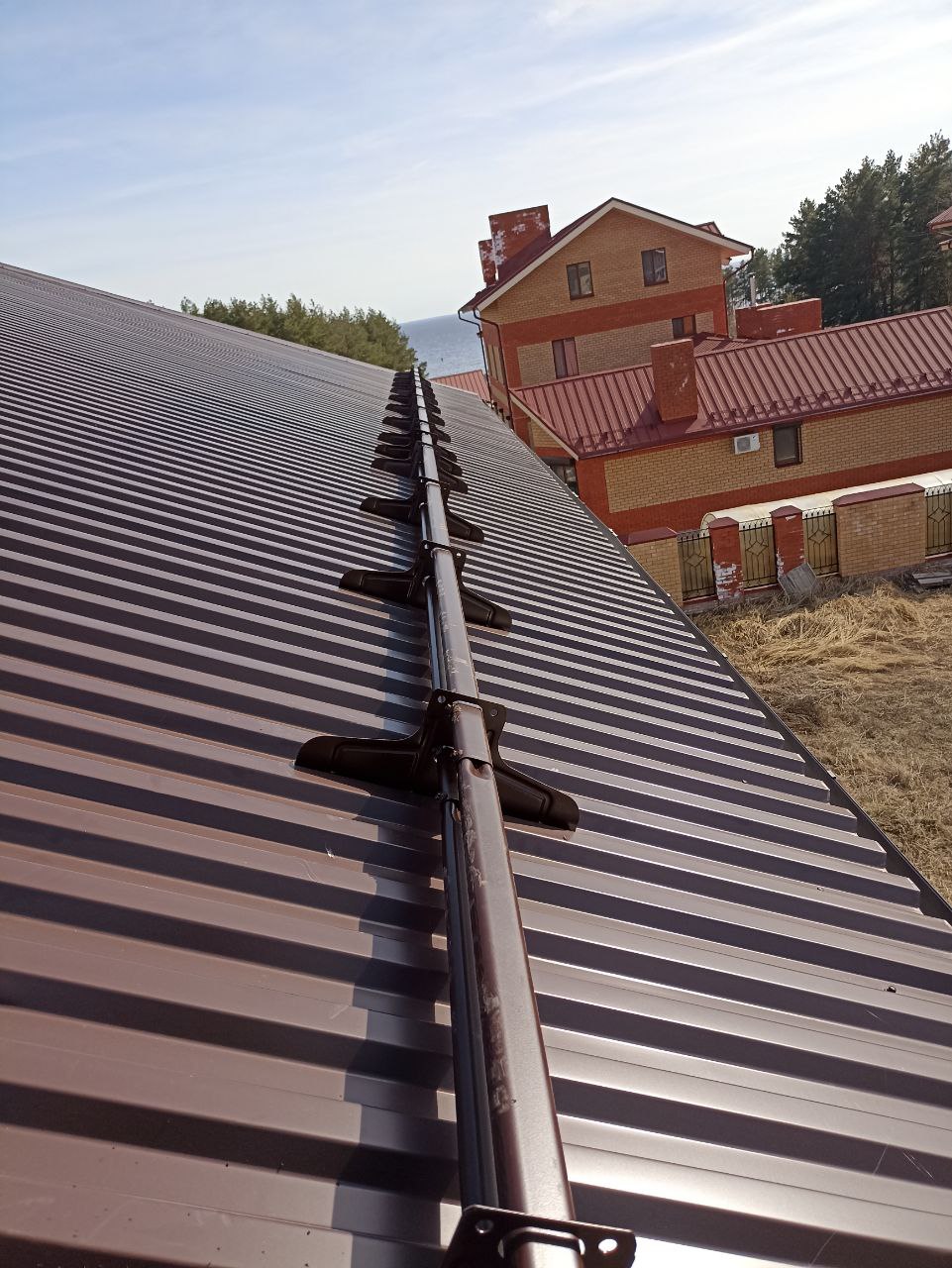 Процесс кровельных работ