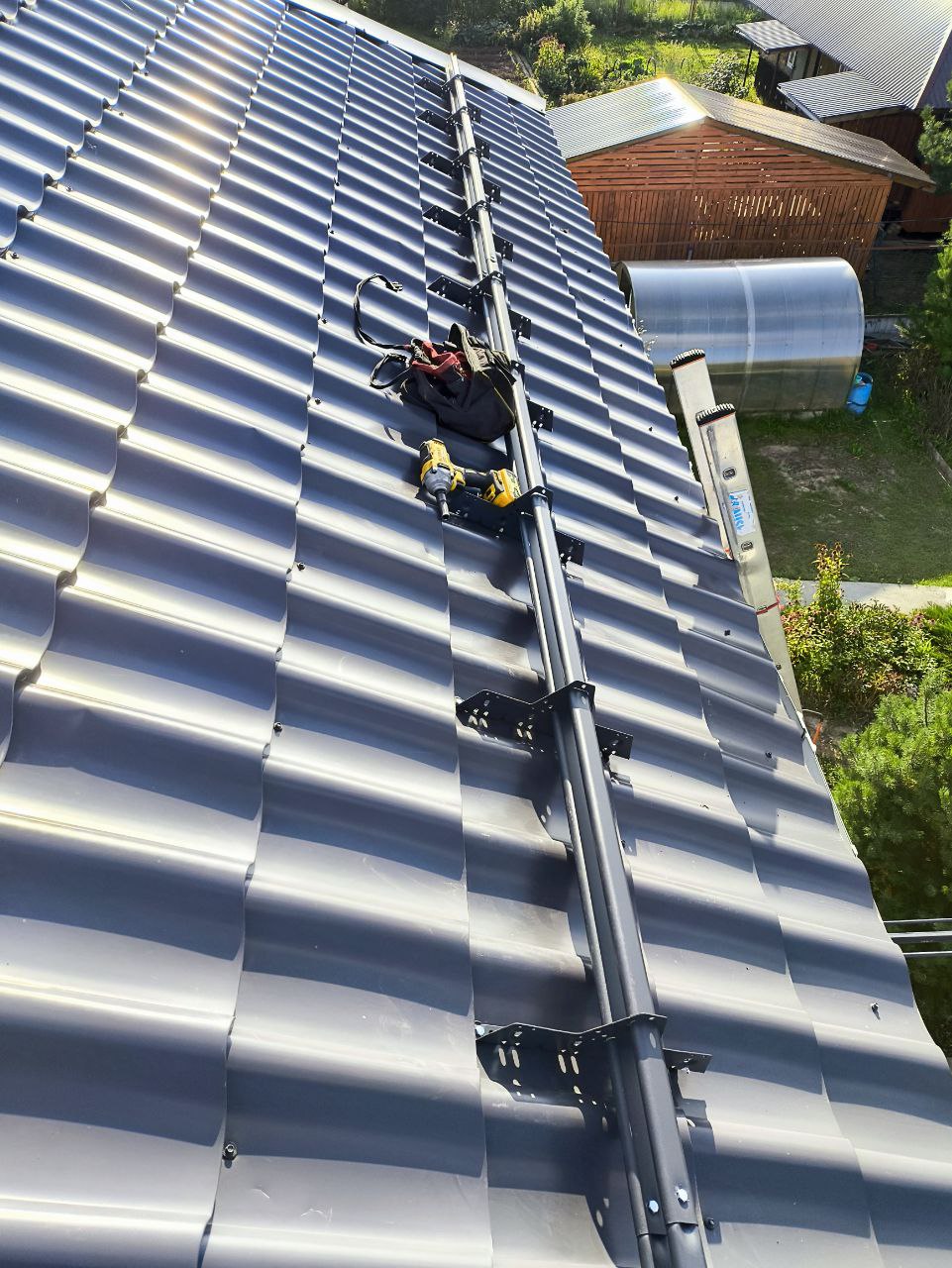 Готовый объект кровельных работ