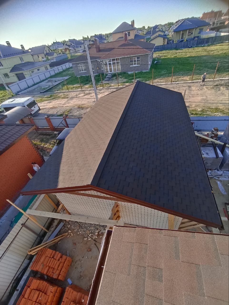 Готовый объект кровельных работ